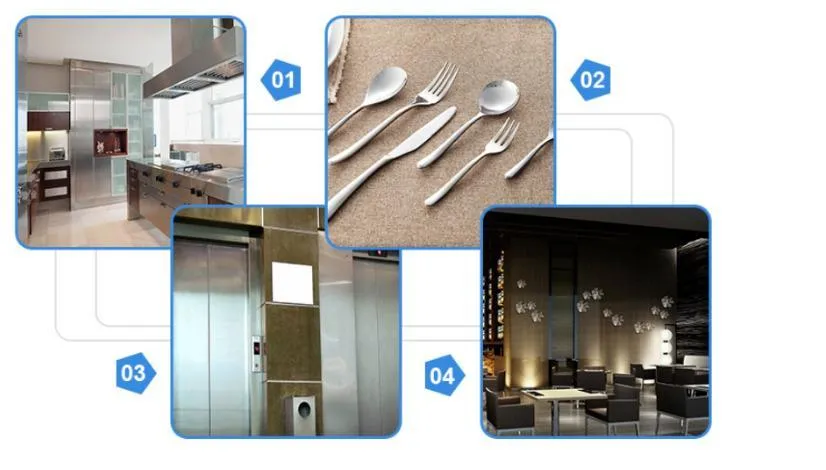 Spiegelpolierte Stanzplatte Ba 2b mit hoher Festigkeit aus rostfreiem Stahl f&uuml;r Hochleistungsbau 3