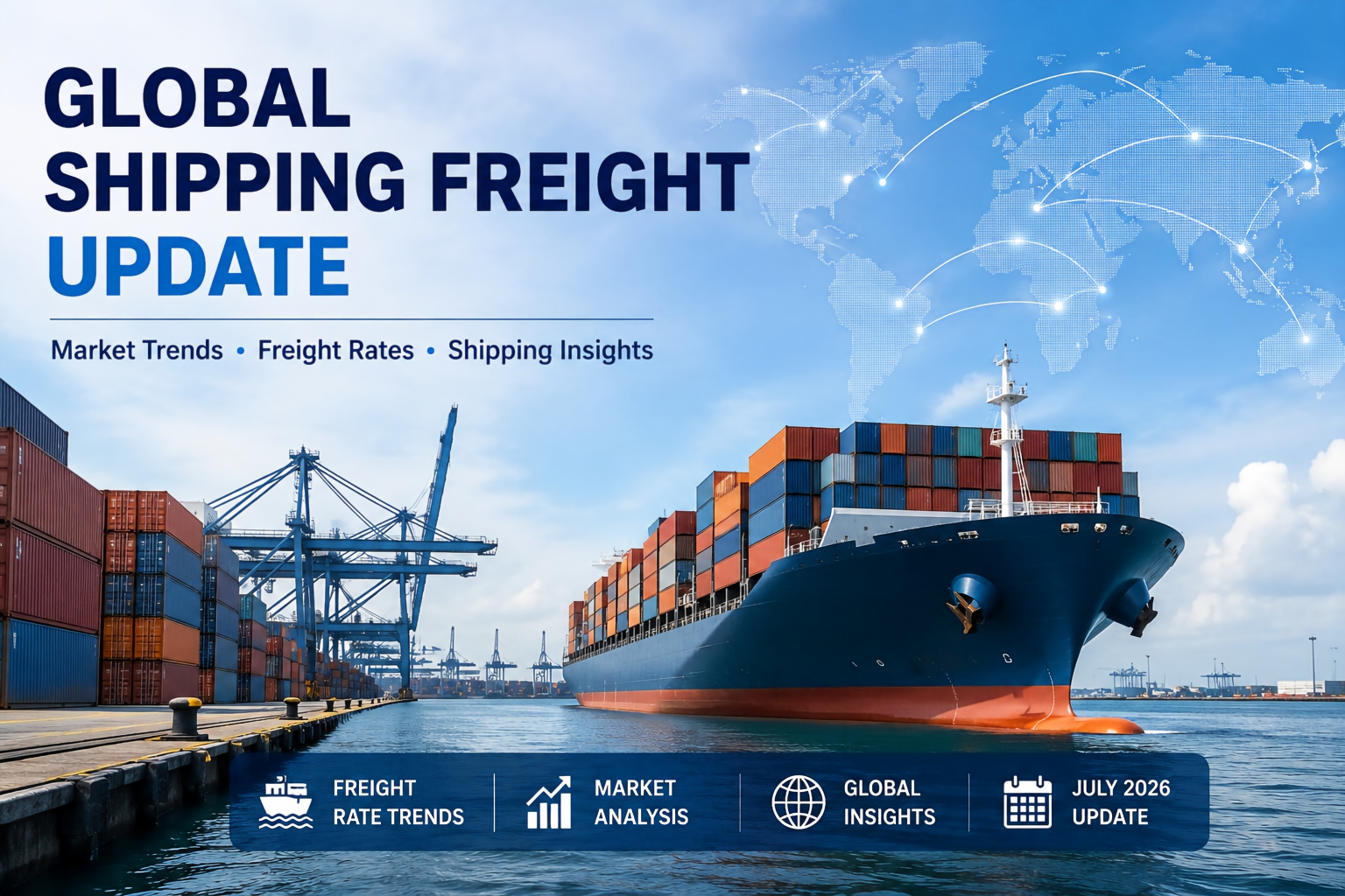 Jüngste Firmenblogs über Globaler Frachttransport Update: Juli 2026 Meeresfrachttrends für internationale Stahlexporte