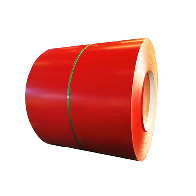 kaufen 600 mm - 1250 mm farblich beschichtete Stahlspule für Industrie- und Wohnbaumaterialien Online-Herstellung