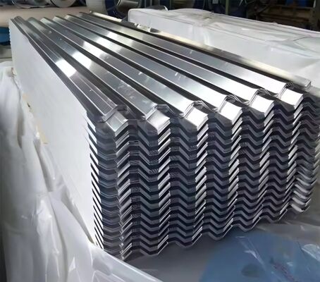 ASTM/DIN/EN/JIS verzinktes Wellblech mit Z30-Z40-Zinkbeschichtung, 0,21–0,22 mm Dicke und voller Härte